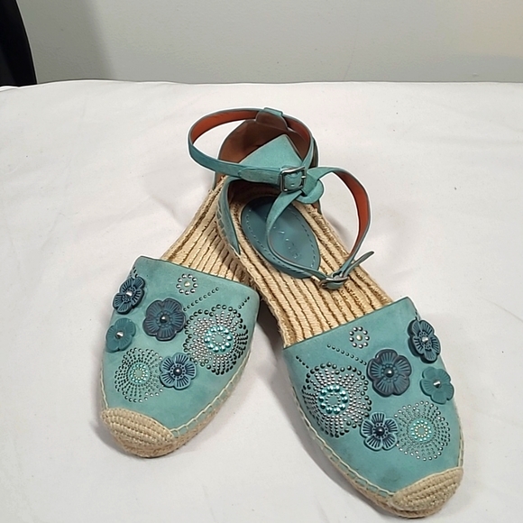 Coach Shoes - Coach Ankle Strap Astor Espadrille